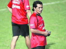 Benjamín Galindo participó ayer en el entrenamiento del equipo rojinegro. JAMMEDIA  /