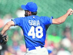 Joakim Soria lanzó ayer una entrada perfecta ante Detroit y bajó la cortina en la duodécima. AP  /