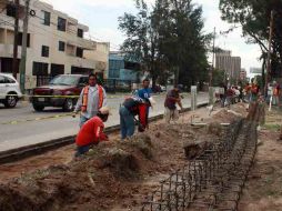 Continúan los trabajos para el Puente Matute Remus conforme a lo programado. A. HINOJOSA  /