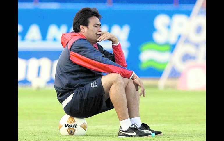 René Isidoro García, técnico del Atlante. MEXSPORT  /