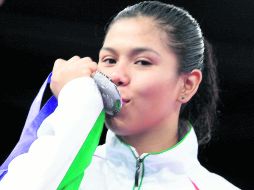 La taekwondoín Briseida Acosta fue la única mexicana en ganar medalla de plata. MEXSPORT  /