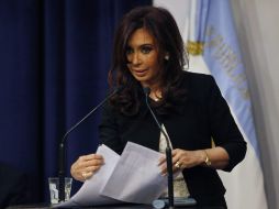 La demanda del gobierno de Cristina Fernández es por la presunta apropiación de forma ilegal de Papel Prensa en 1976. EFE  /