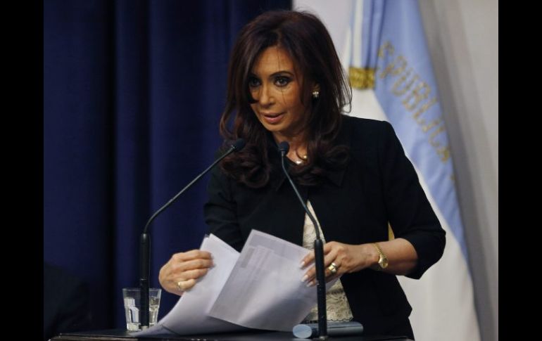 La demanda del gobierno de Cristina Fernández es por la presunta apropiación de forma ilegal de Papel Prensa en 1976. EFE  /