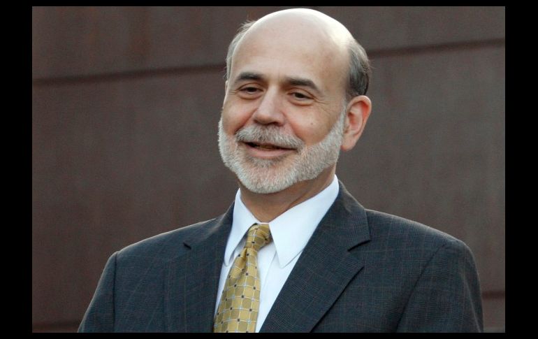 Ben Bernanke habla sobre la economía estadounidense, durante una intervención en el simposio de economistas y banqueros centrales. AP  /