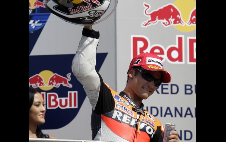 Dani Pedrosa se impone Gran Premio de Indianápolis. AP  /