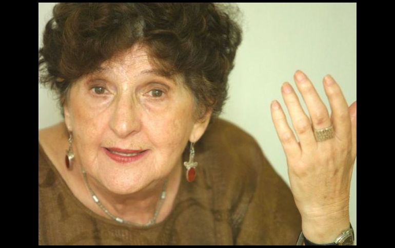 Margo Glantz será homenajeada en la edición 24 de la FIL Guadalajara. INFORMADOR ARCHIVO  /