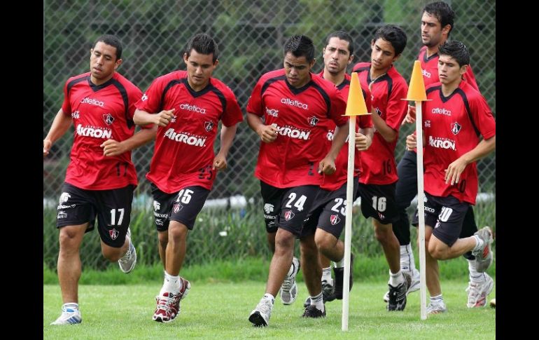 Los jugadores del Atlas regresaron a sus entrenamientos. E. BARRERA  /