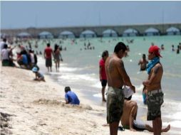 El número de visitantes a tierras mexicanas ascendió en el mes de julio. NTX  /