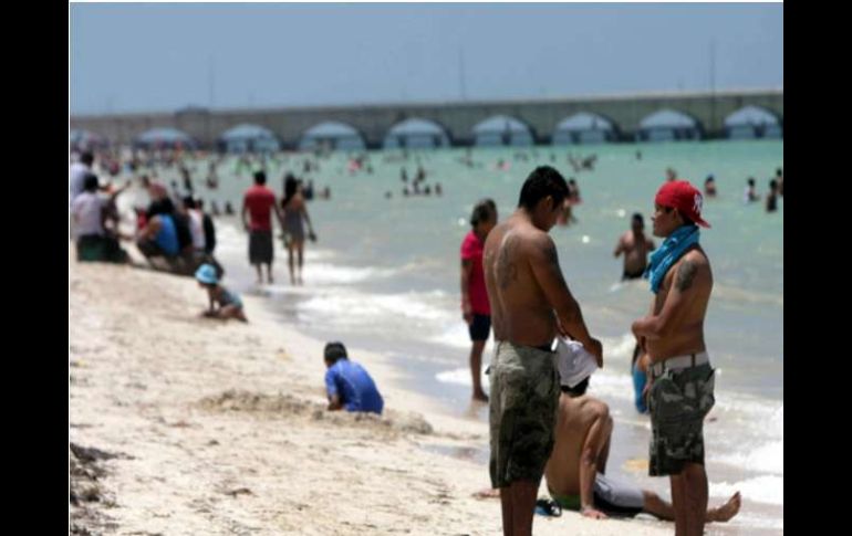 El número de visitantes a tierras mexicanas ascendió en el mes de julio. NTX  /