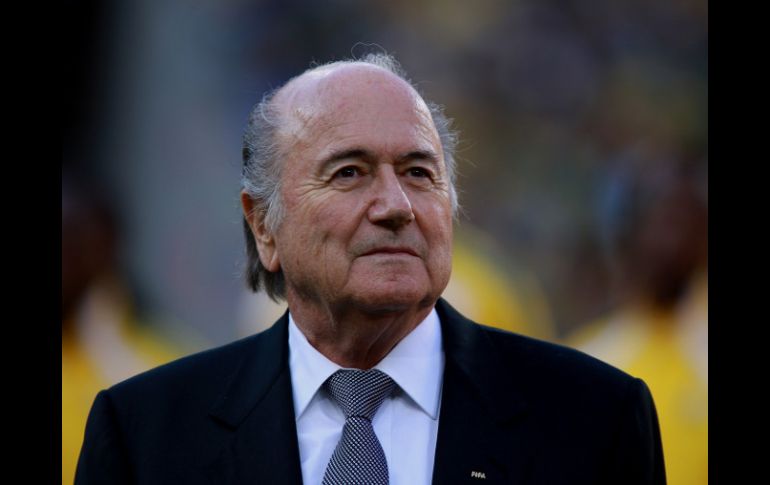 El presidente de la FIFA Joseph Blatter durante el Mundial de Sudáfrica. JAMMEDIA  /