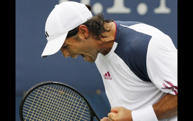 El español Fernando Verdasco celebra el triunfo ante el francés Adrian Mannarino.REUTERS  /