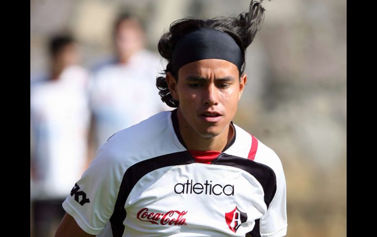 Gerardo Flores del Atlas en el entrenamiento. MEXSPORT  /