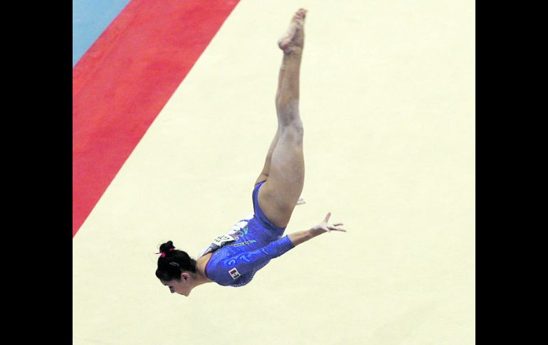 La gimnasta regiomontana Elsa García encabezó al equipo mexicano para llevarlo a los Juegos Panamericanos 2011. EL INFORMADOR  S.NÚÑEZ  /