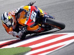 El español Daniel Pedrosa durante la última prueba de Moto GP. REUTERS  /