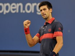 Djokovic en el tornero de tenis Abierto en Estados Unidos. AFP  /