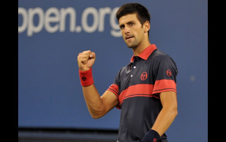 Djokovic en el tornero de tenis Abierto en Estados Unidos. AFP  /