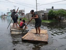 Cerca de cinco mil 200 personas fueron evacuadas por el riesgo de inundación ante el incremento de la presa Peñitas. NTX  /