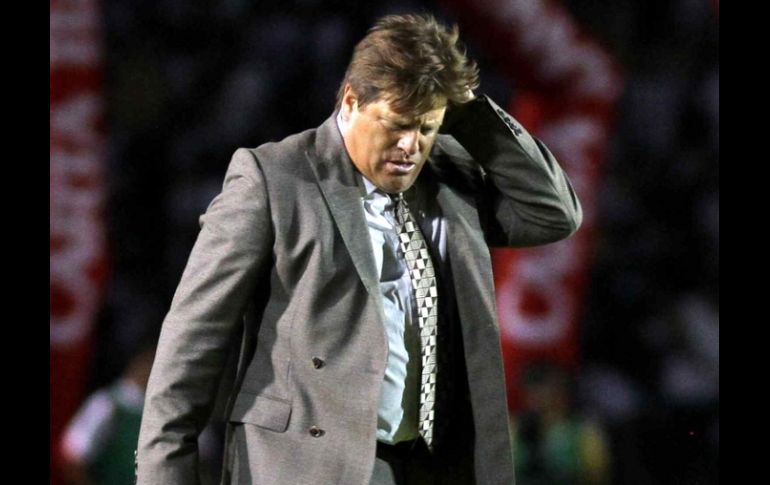 Miguel Herrera termina frustrado su participación con los Estudiantes Tecos. MEXSPORT  /