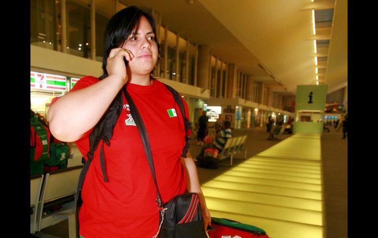 La judoka Vanesa Zambotti se prepara para el torneo en Toki.MEXSPORT  /