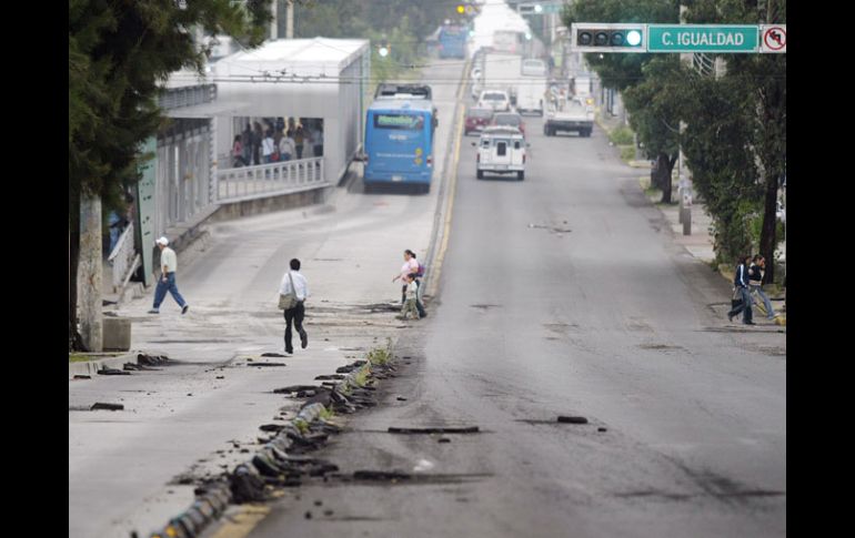 El proyecto de repavimentación con concreto hidráulico, considera la renovación de 33 avenidas principales del municipio. A. GARCÍA  /