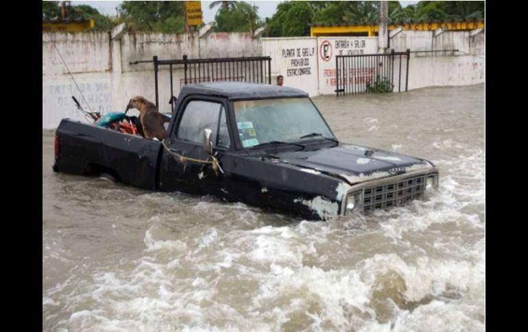 Las fuertes lluvias han afectado fuertemente a los estados de Tabasco, Veracruz, Chiapas y Oaxaca. EFE  /