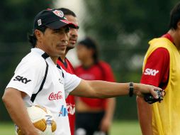 Benjamín Galindo en sesión de entrenamiento. MEXSPORT  /