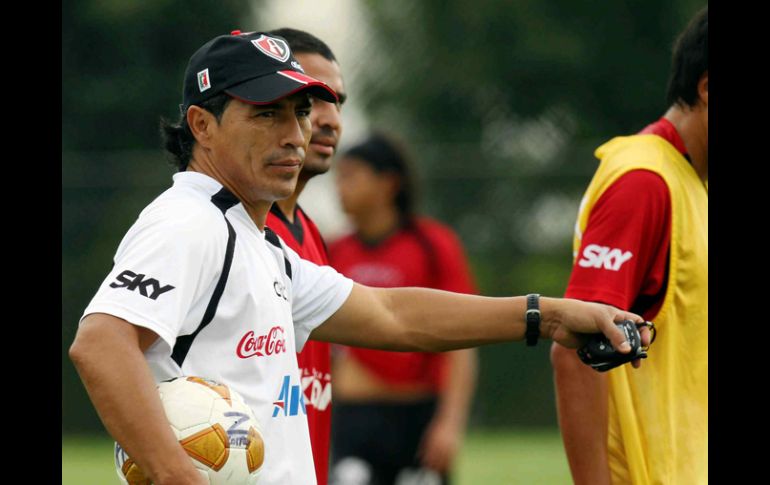 Benjamín Galindo en sesión de entrenamiento. MEXSPORT  /