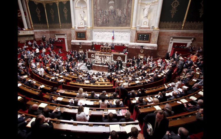 El parlamento francés se reunió para discutir la propuesta. EFE  /