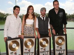 La banda integrada por Susy, Alex, Enrique y Mario Sandoval vendió 30 mil copias de su álbum debut.EL UNIVERSAL  /