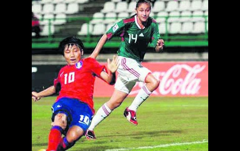 Las juveniles mexicanas fueron eliminadas por Corea. ESPECIAL  /