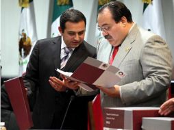 Ernesto Cordero, secretario de Hacienda, entregó a la Cámara de Diputados la propuesta del Paquete Económico 2011. NTX  /