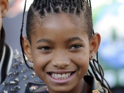 Willow Smith debutó en cine al lado de su padre en la cinta ‘Soy leyenda’. AP  /