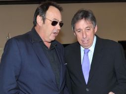 El actor Dan Aykroyd y el director Ivan Reitman. AFP  /