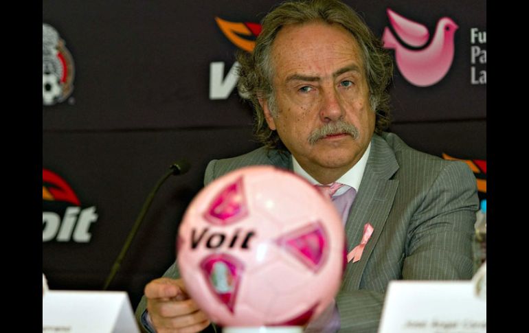 El secretario general de la Federación Mexicana de Futbol, Decio de María. MEXSPORT  /