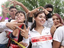 Tocó el turno a alrededor de 500 estudiantes de la Preparatoria 6 para continuar con las movilizaciones estudiantiles. A. CAMACHO  /