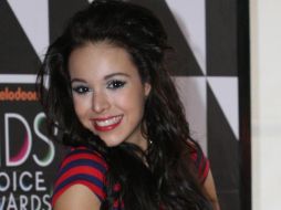 La actriz Danna Paola durante la entrega de los “Kids Choice Awards México 2010”. EL UNIVERSAL  /