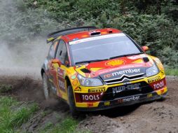 Petter Solberg durante el rally de Japón. AFP  /