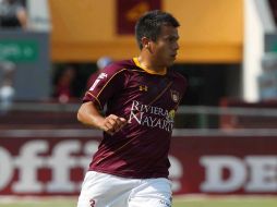 Foto de accion de Marcelo Alatorre de Estudiantes, durante juego del torneo Apertura 2010. MEXSPORT  /