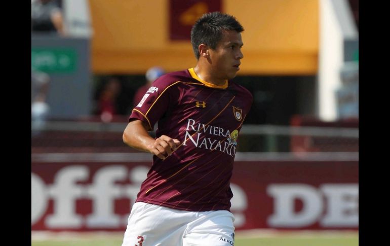 Foto de accion de Marcelo Alatorre de Estudiantes, durante juego del torneo Apertura 2010. MEXSPORT  /