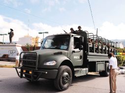 La Secretaria de Seguridad Pública guerrerense anuncia que fuerzas federales reforzarán la vigilancia en ocho municipios. EL UNIVERSAL  /