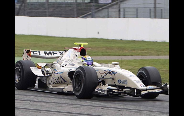 Sergio Pérez debe de ganar todo si quiere ser campeón de la GP2. MEXSPORT  /