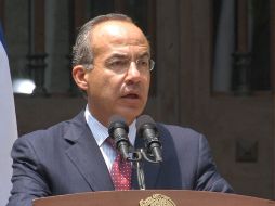 Felipe Calderón dijo que en el marco de los festejos 'no falta quienes están siempre orientados a demoler el ánimo nacional'. NTX  /