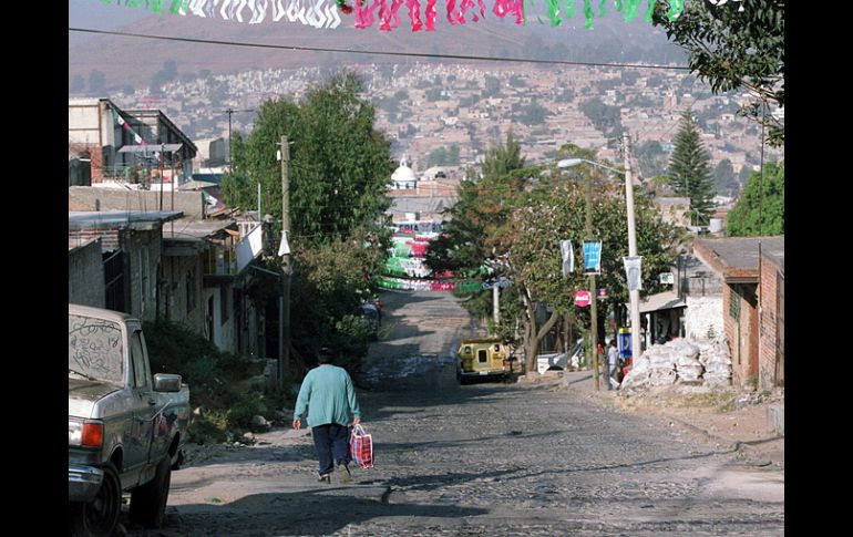 La primera colonia analizada es Nueva Santa María, en el Cerro del Cuatro. EL INFORMADOR  /