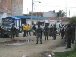 El cuerpo del comandante fue llevado a la morgue de Ocotlán. O. RUVALCABA  /