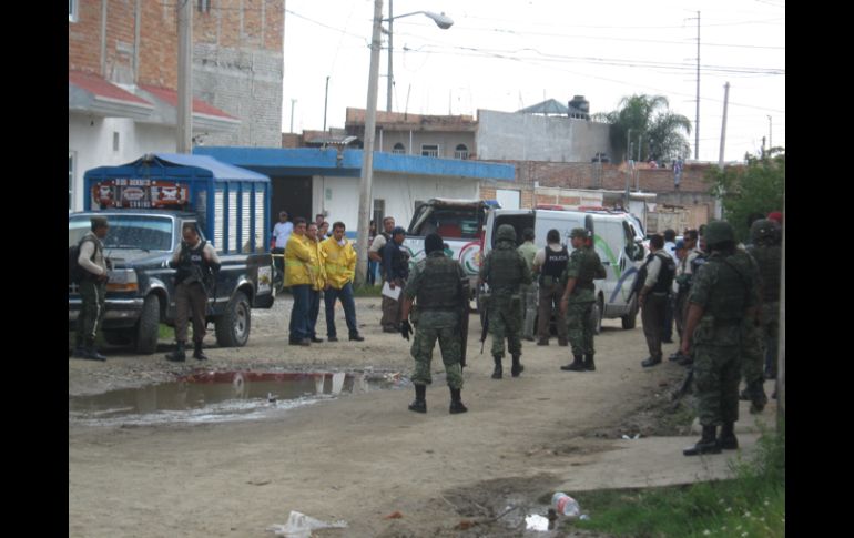 El cuerpo del comandante fue llevado a la morgue de Ocotlán. O. RUVALCABA  /