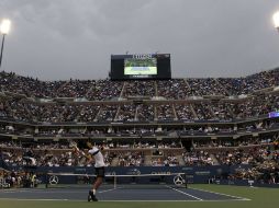 Cielo con lluvia en la final US OPEN. REUTERS  /