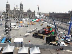 La seguridad del Zócalo de la Ciudad de México quedará a cargo del Estado Mayor. NTX  /