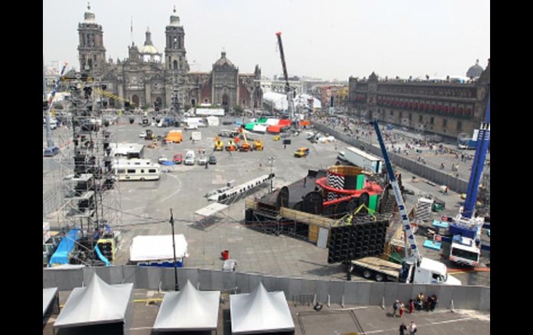 La seguridad del Zócalo de la Ciudad de México quedará a cargo del Estado Mayor. NTX  /