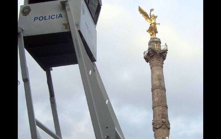 El pastel es una réplica al monumento de la Columna del Ángel de la Independencia. NTX  /