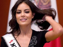 La Miss Universo se comprometió con la causa que enarbola el Teletón. EFE  /